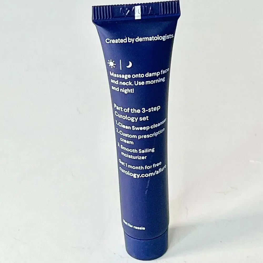 Curology Clean Sweep Cleanser Face Wash Makeup Remover Travel .5 fl oz 15ml NIB